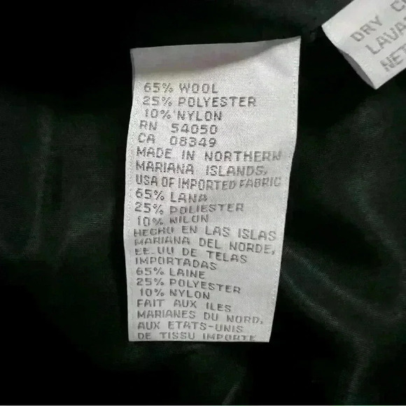 Jones New York Blue/Blk Sparkle Wool Blend Blazer, Size 6 EUC - Picture 5 of 6